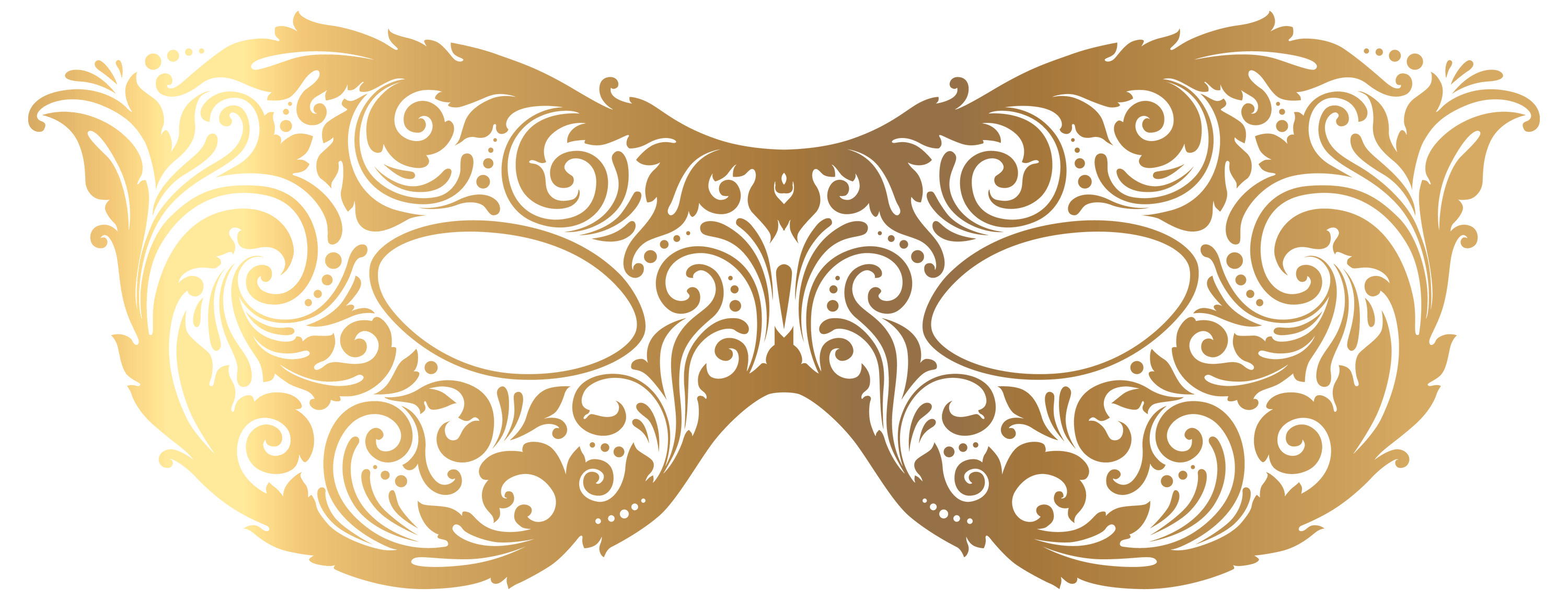 Gold Carnival Mask png icons