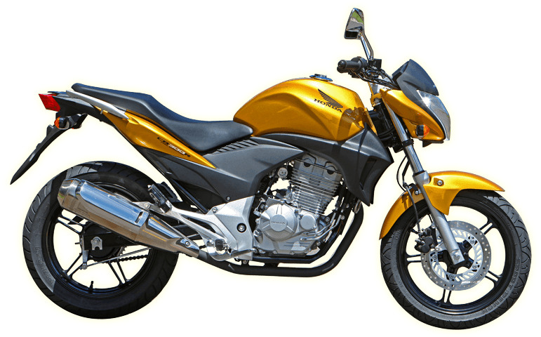 Gold Honda Motorcycle icons