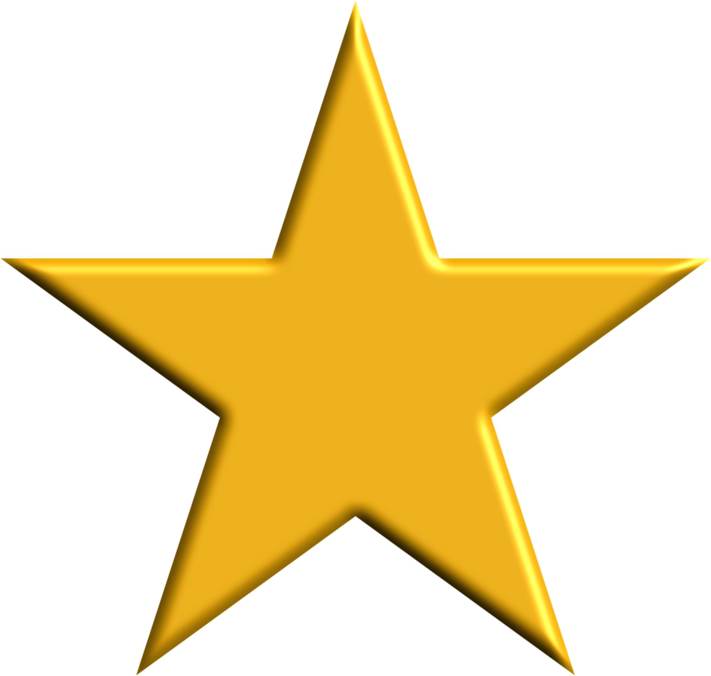 Gold star png