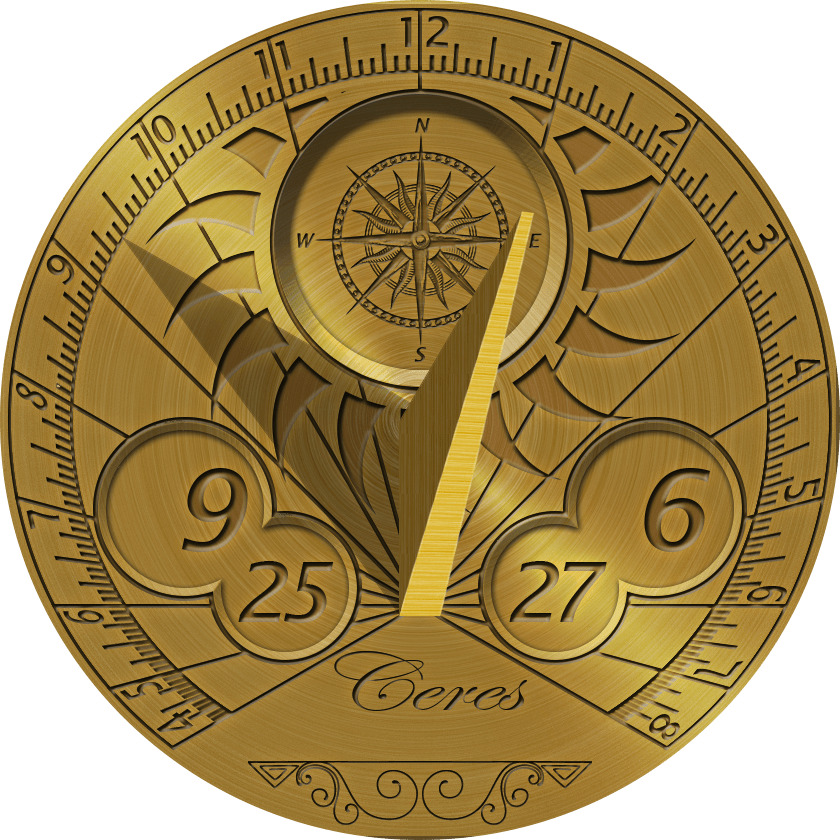Golden Sundial Clipart png icons