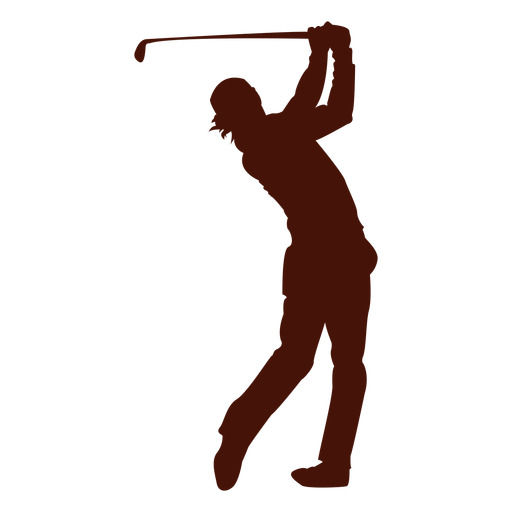 Golf Player Silhouette png icons