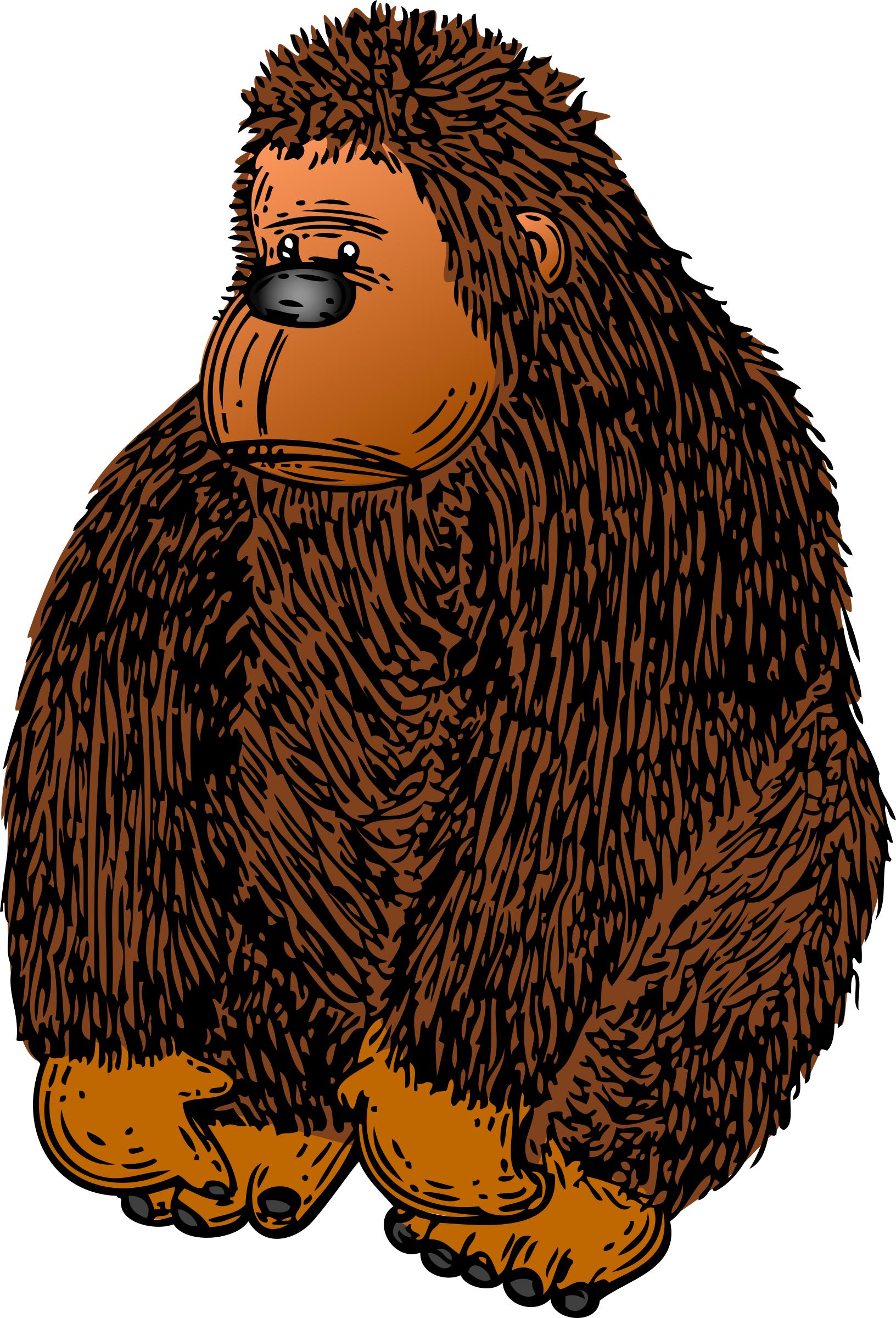 Gorilla with Colour png