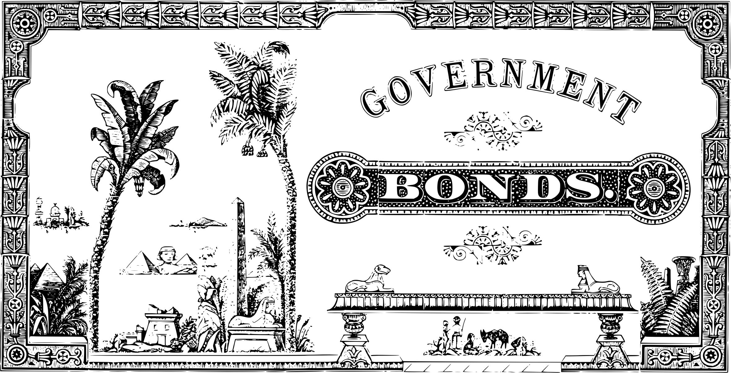Government Bonds Label png