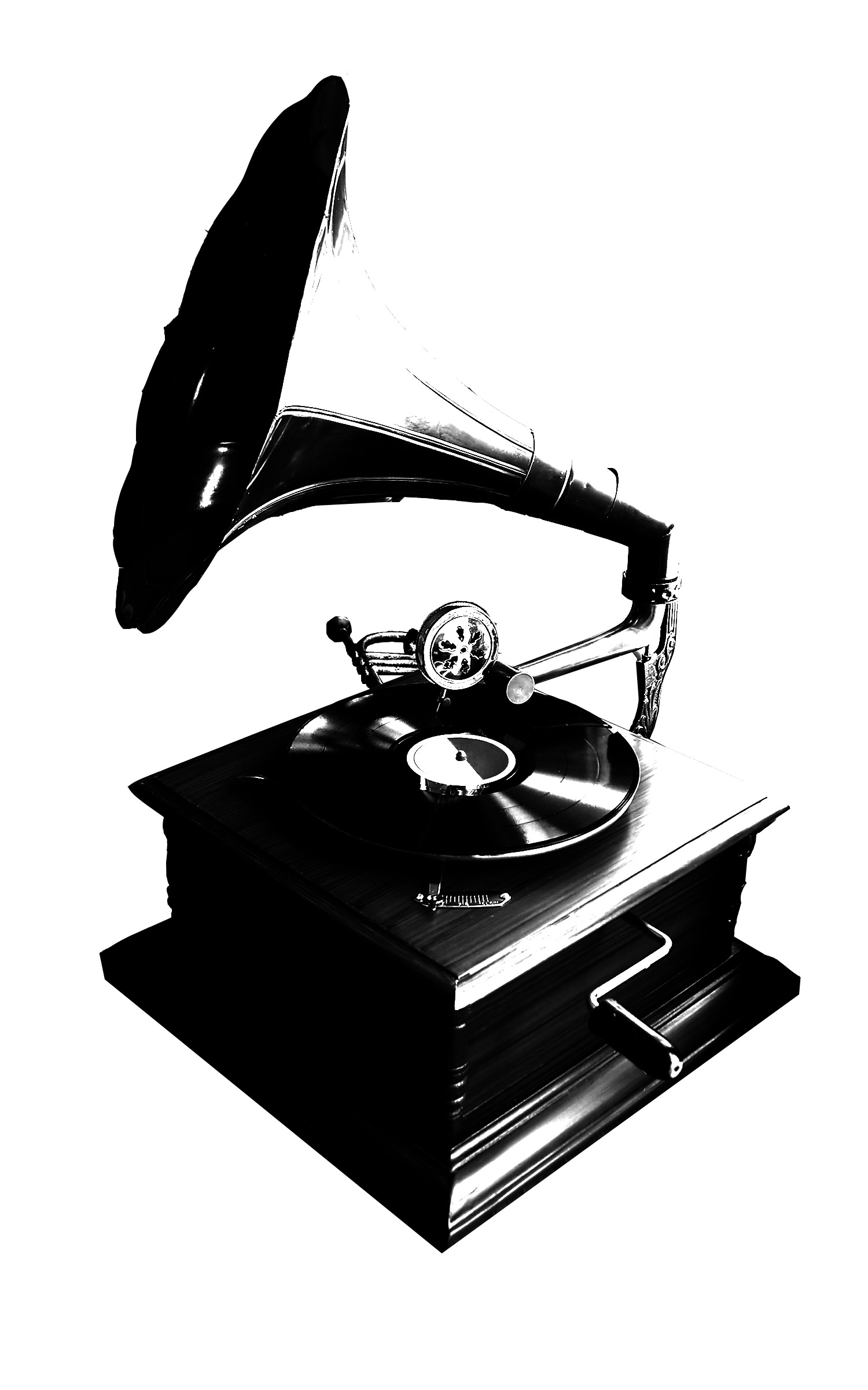 Gramophone Illustration png icons