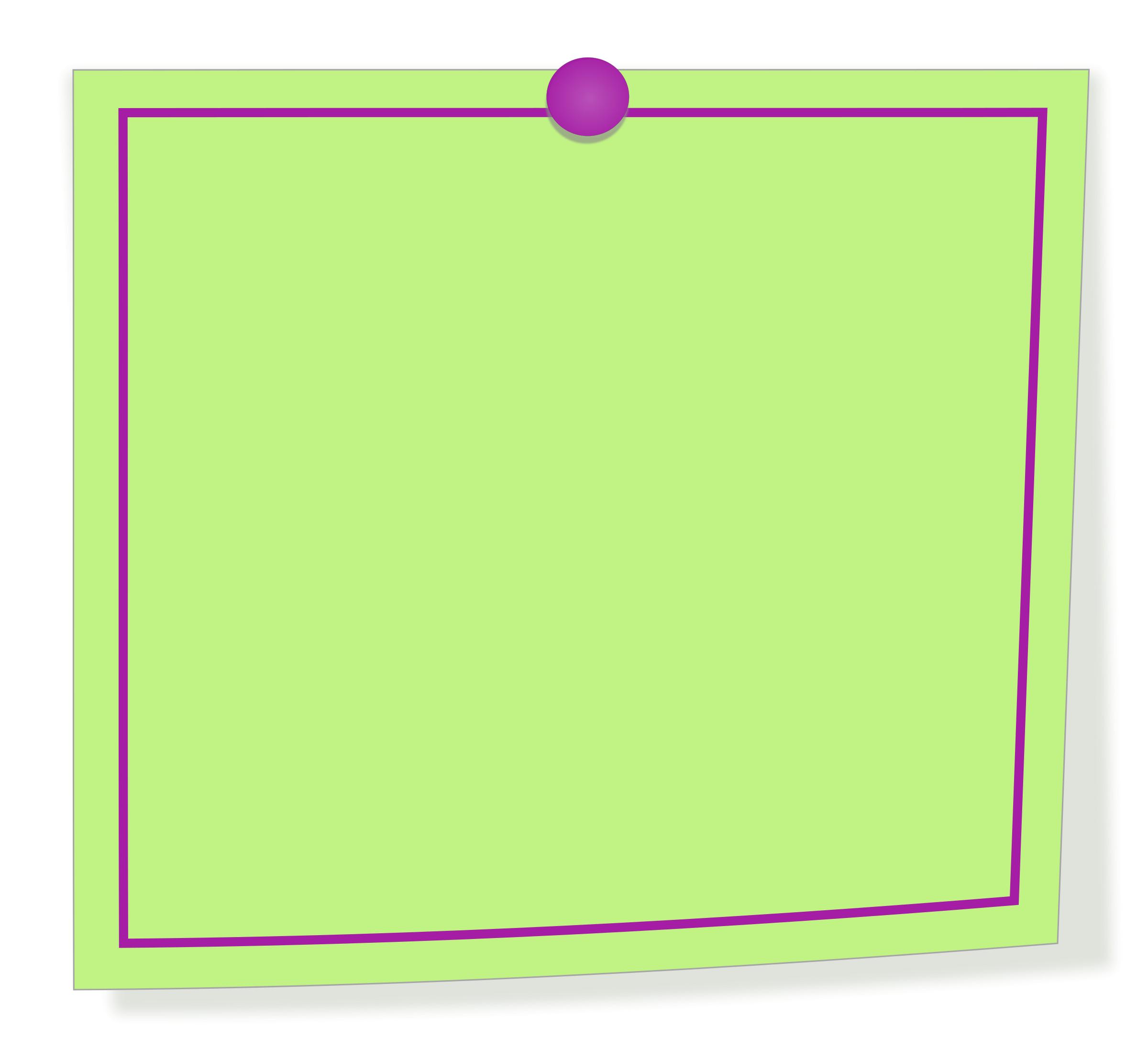 Green and purple note png