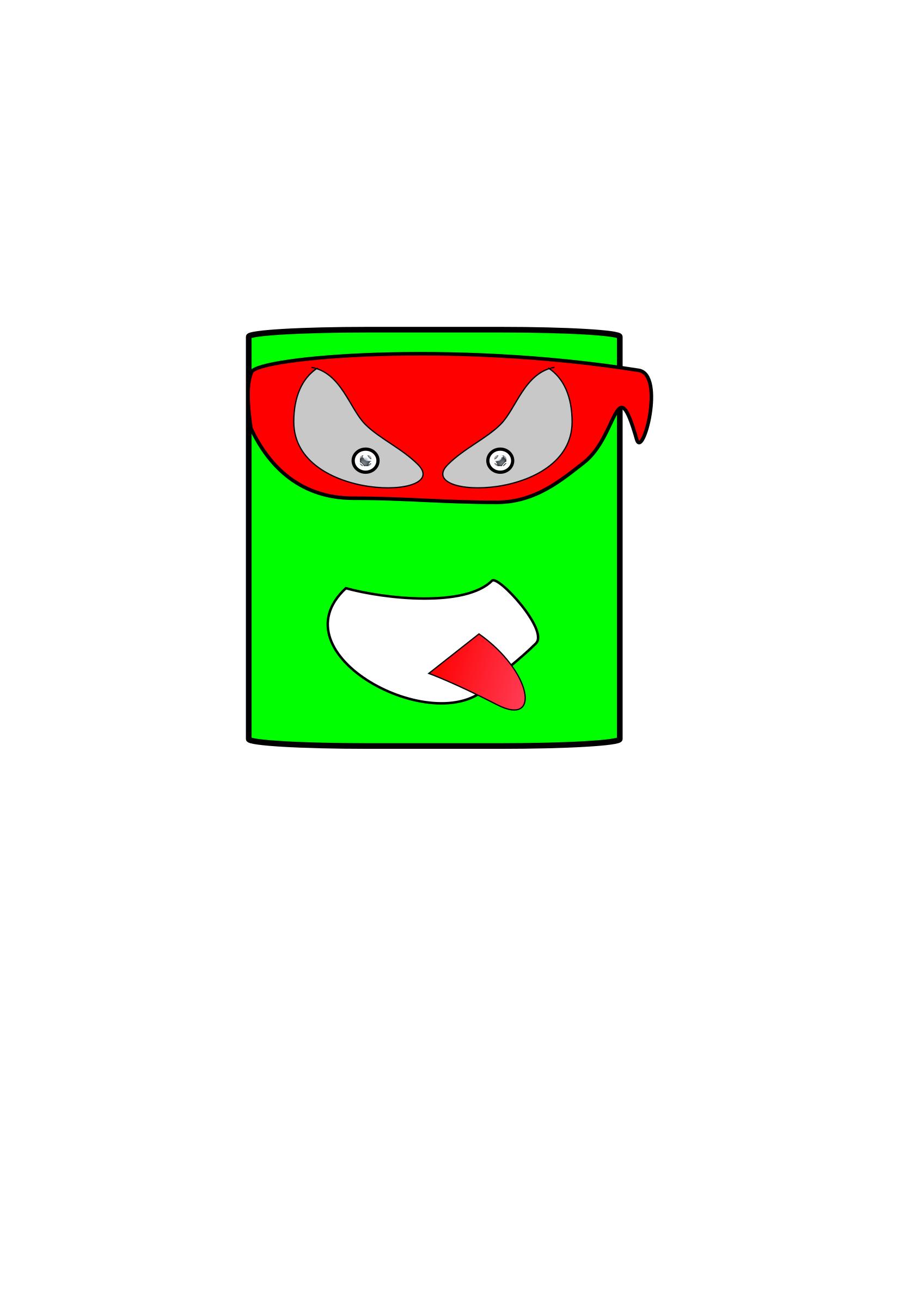 Green Canman Ninja PNG icons