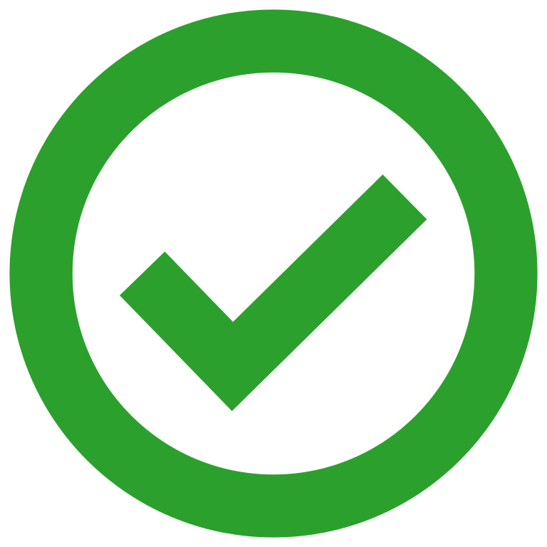 Green Check In Green Circle png icons