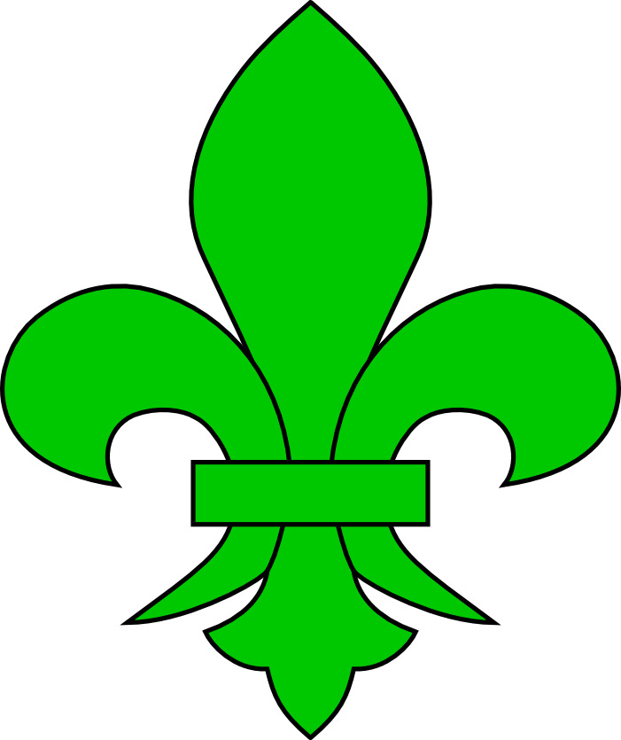 Green Fleur De Lis icons