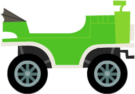 Green Kart icons