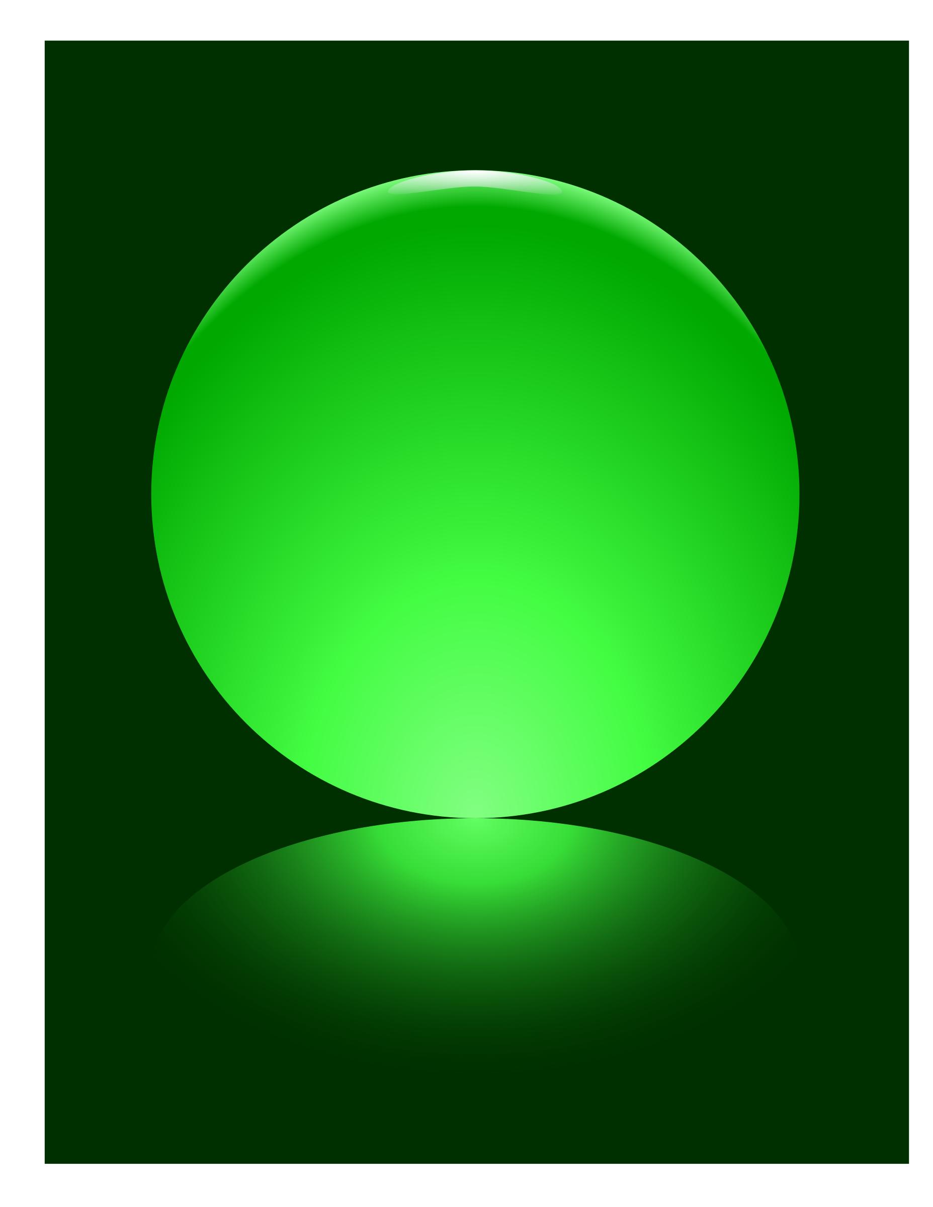 Green sphere PNG icons