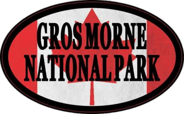 Gros Morne National Park Oval Sticker icons