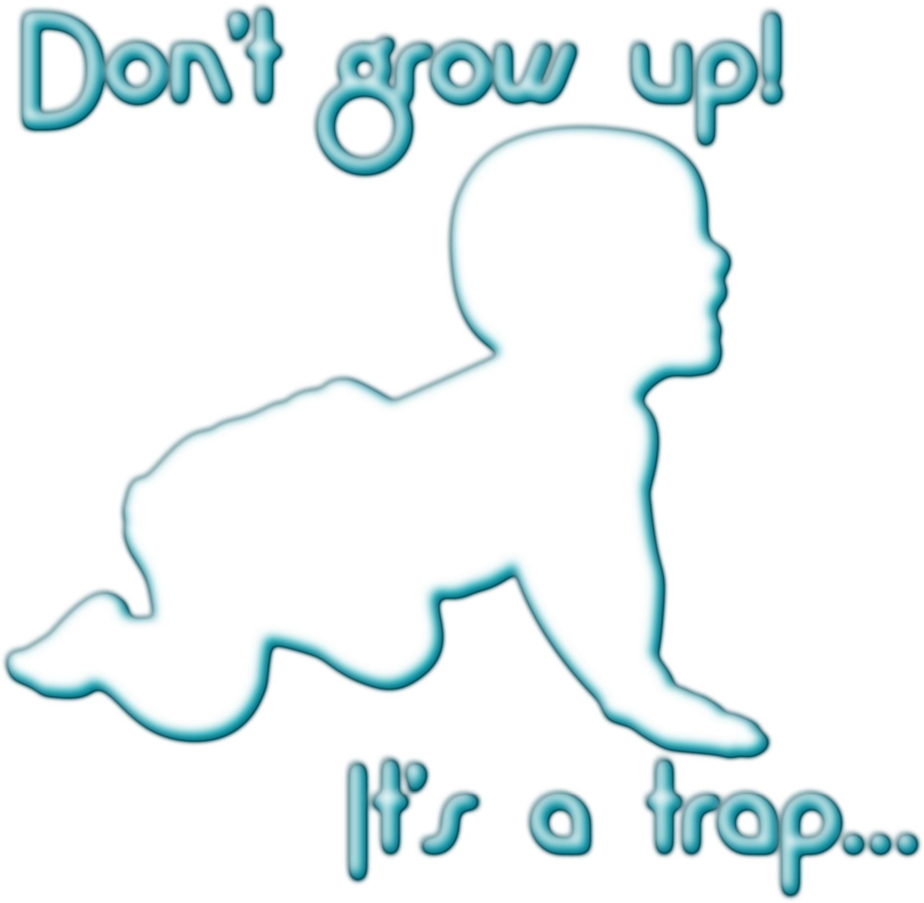 Grow-up trap for boys png