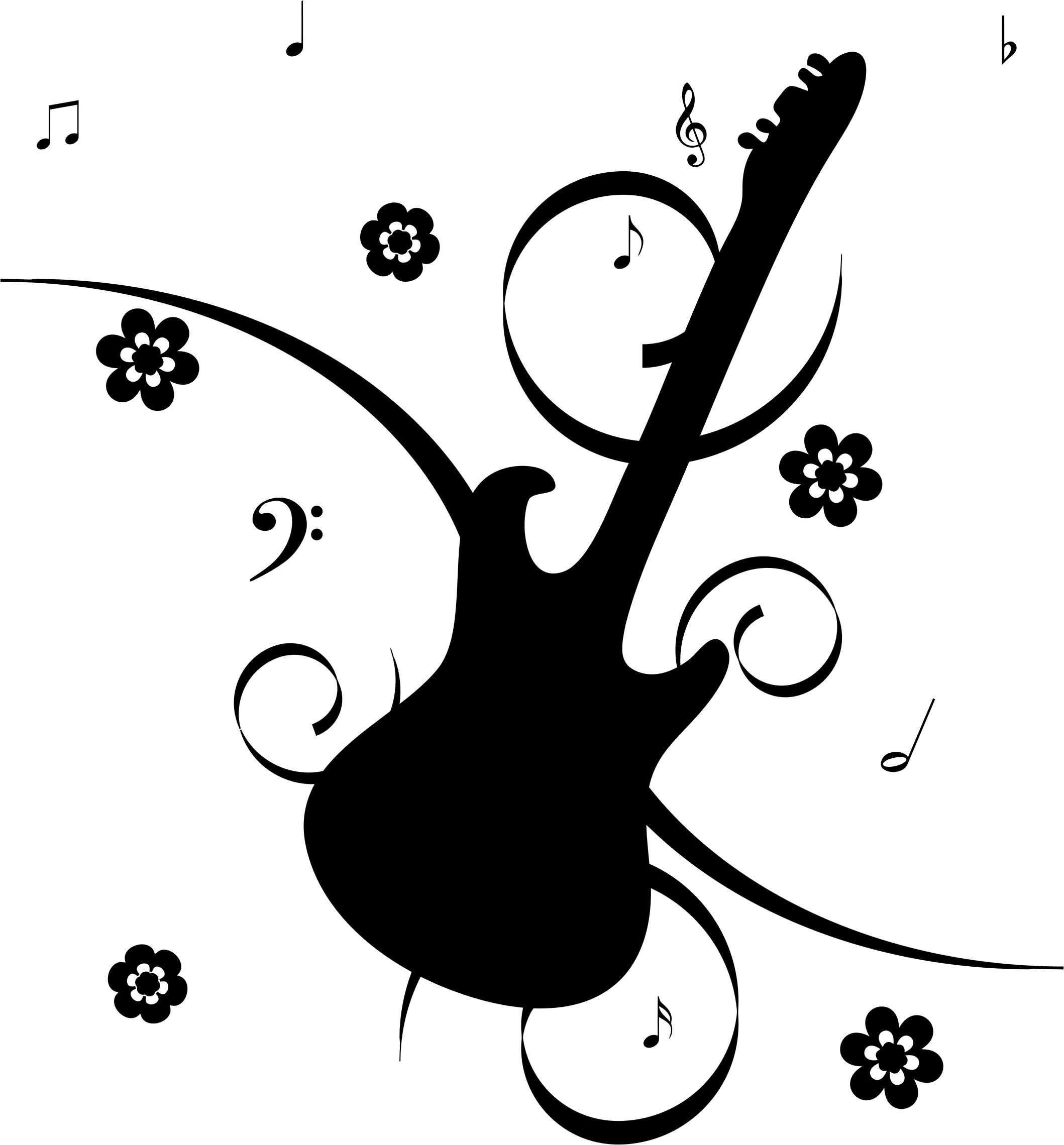 Guitar Musical Notes png