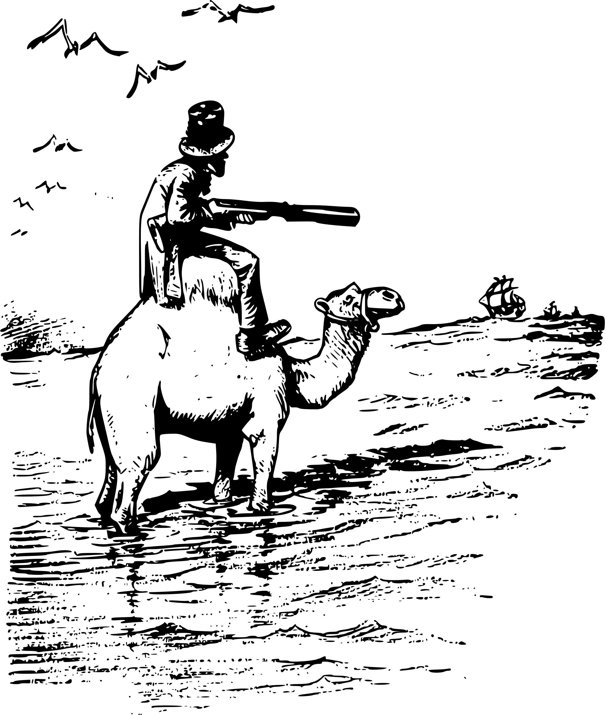 Gun Camel Boat png