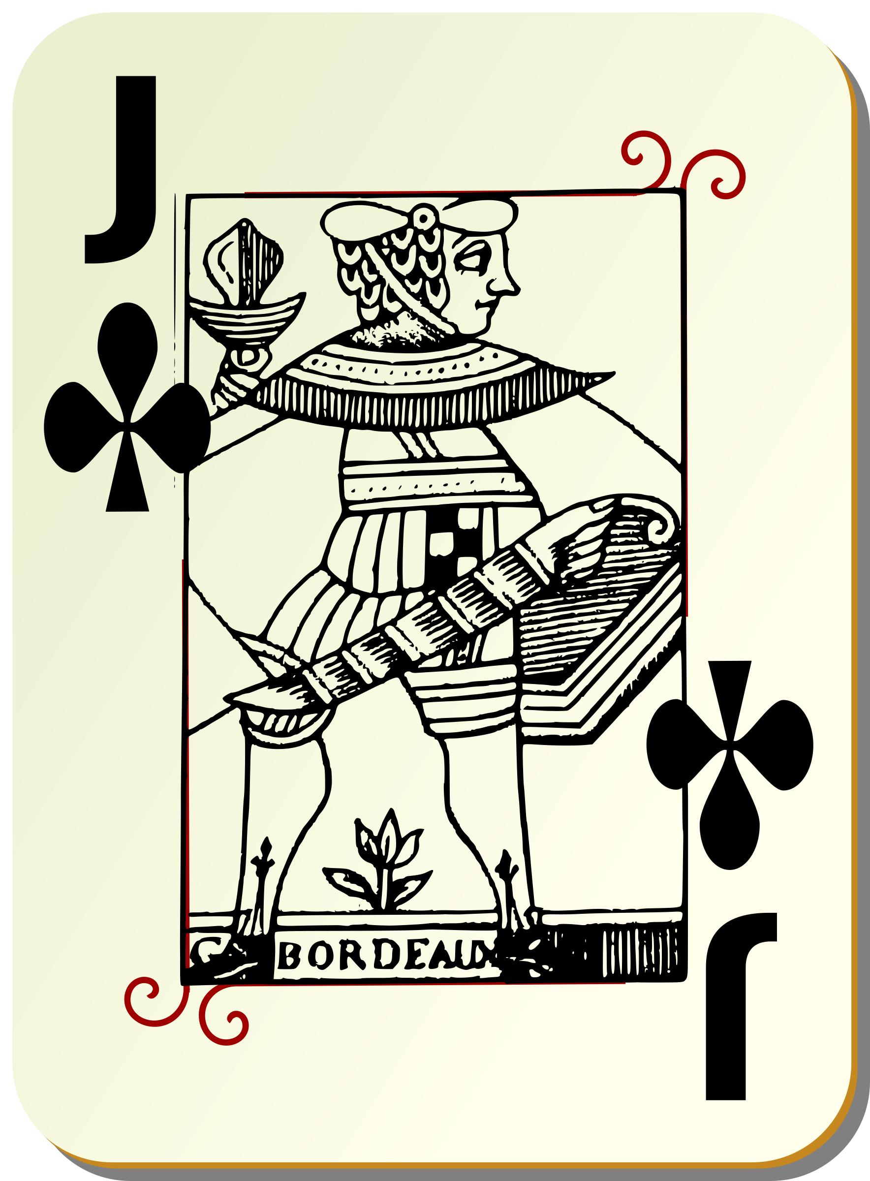 Guyenne deck: Jack of clubs png