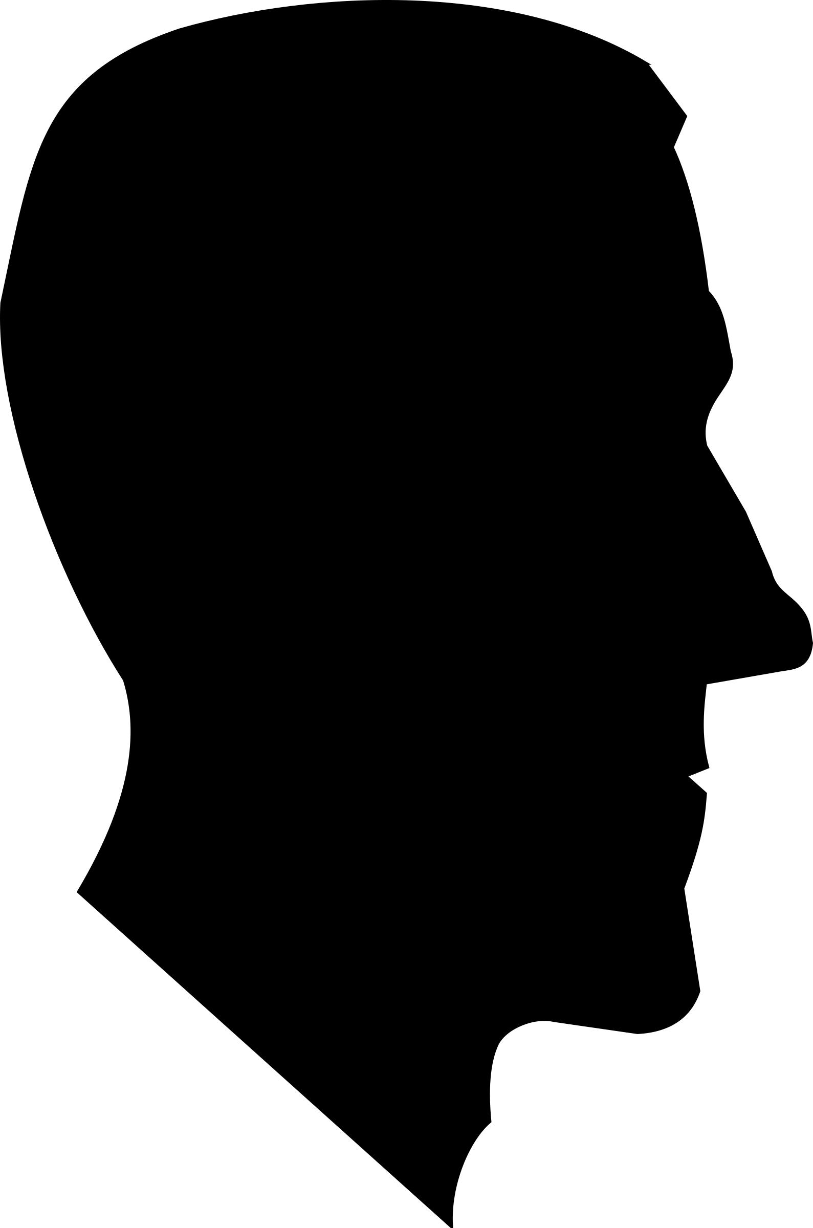 H. P. Lovecraft Profile Silhouette png