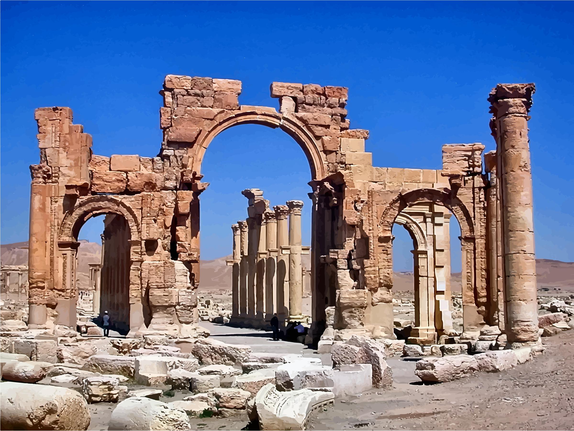 Hadrian Gate Palmyra png
