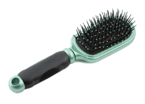 Hair Brush Black and Green icons