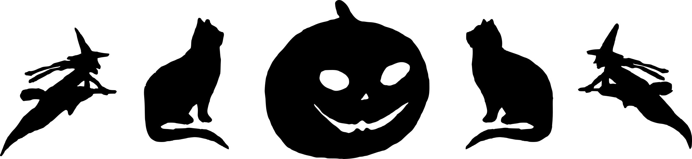 Halloween Silhouettes PNG icons