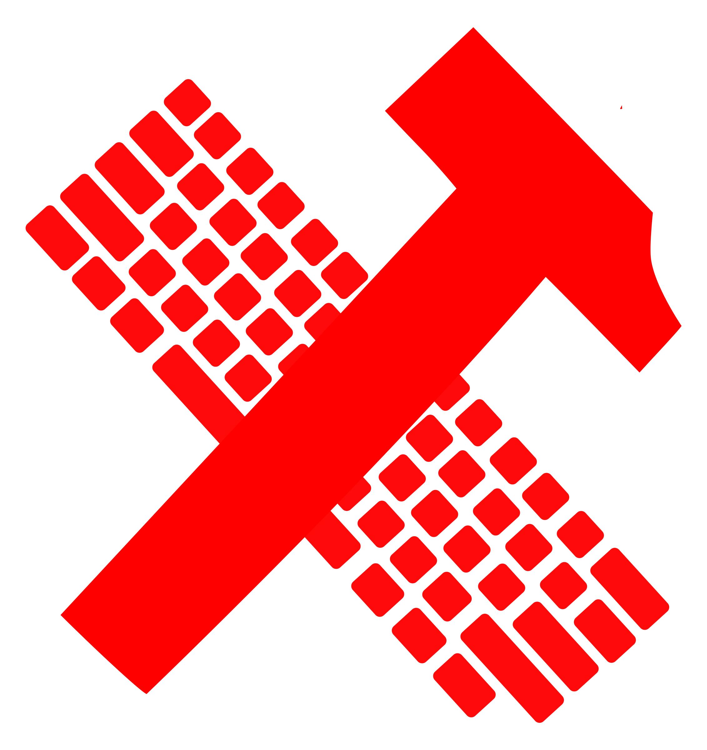 hammer and keyboard - proletariat PNG icons