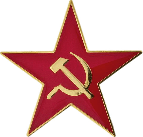 Hammer and Sickle In Red Star PNG icons