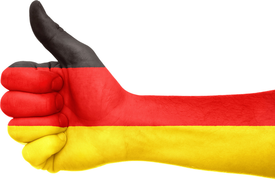 Hand Germany Flag icons
