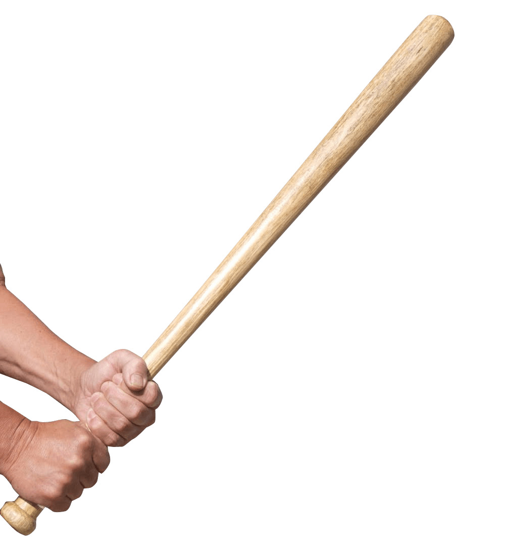 Hands Holding A Baseball Bat icons