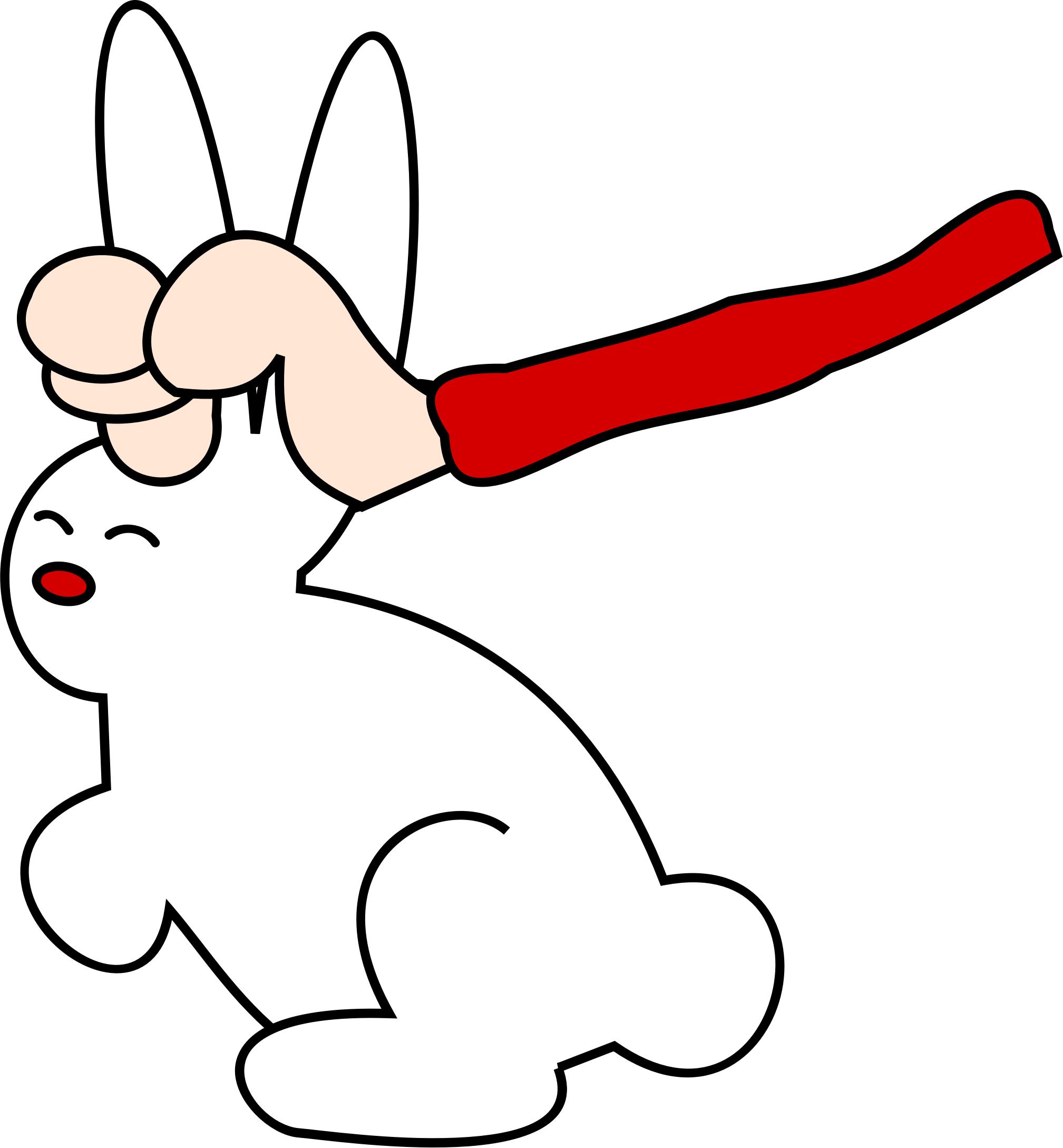 Hanging Rabbit 1 png