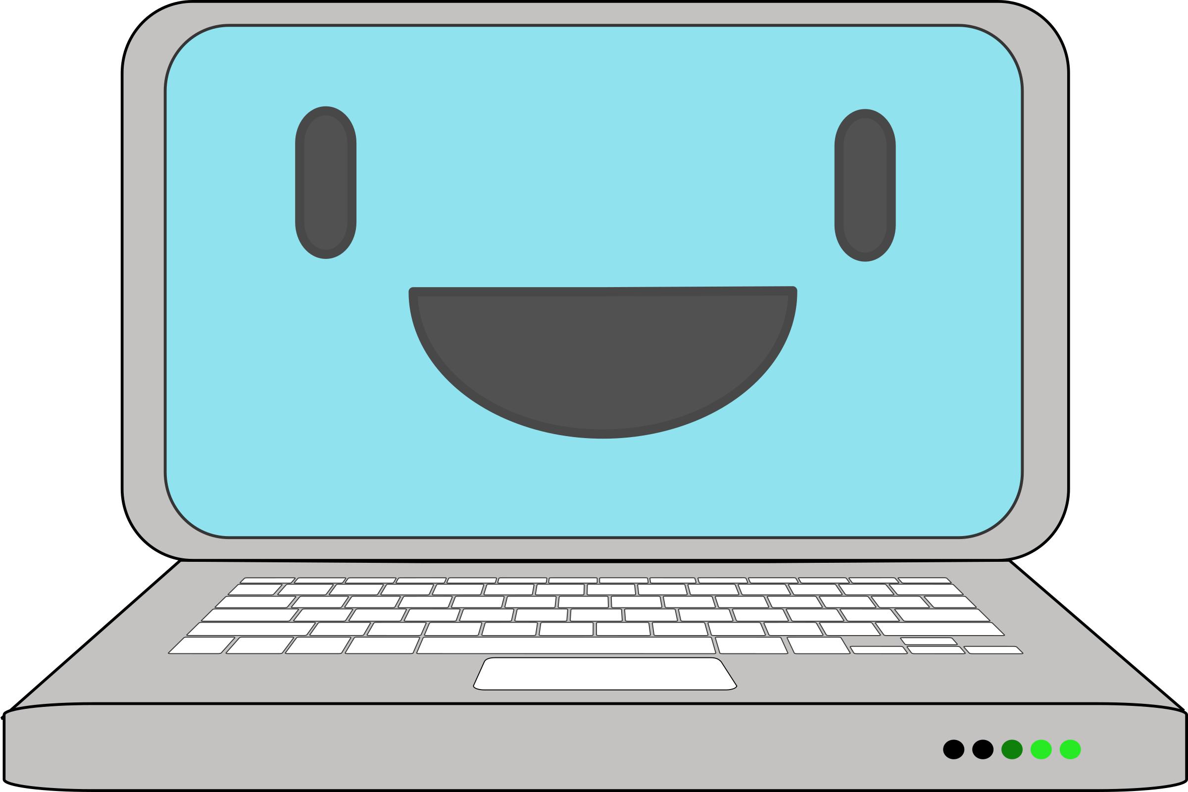 Happy Computer Laptop png icons