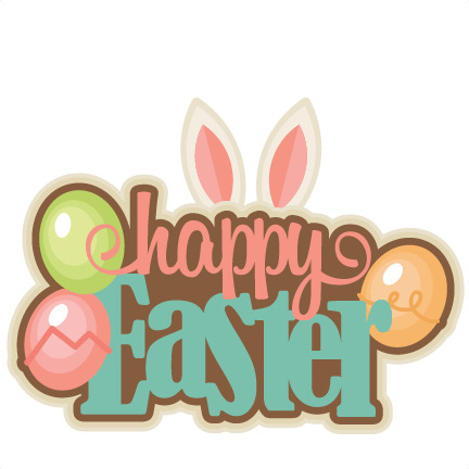 Happy Easter Colourful Clipart PNG icons