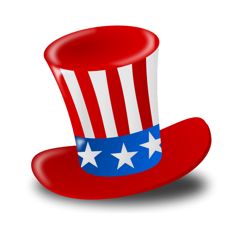 Happy Fourth Of July Hat icons