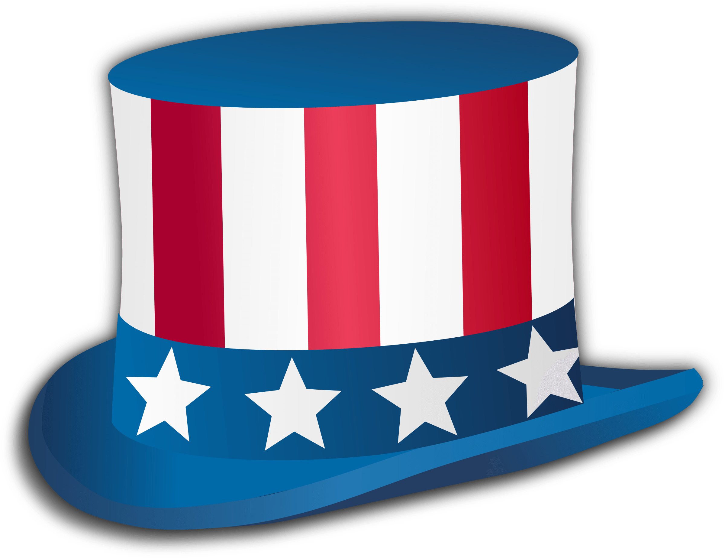 Happy Fourth Of July Top Hat png icons