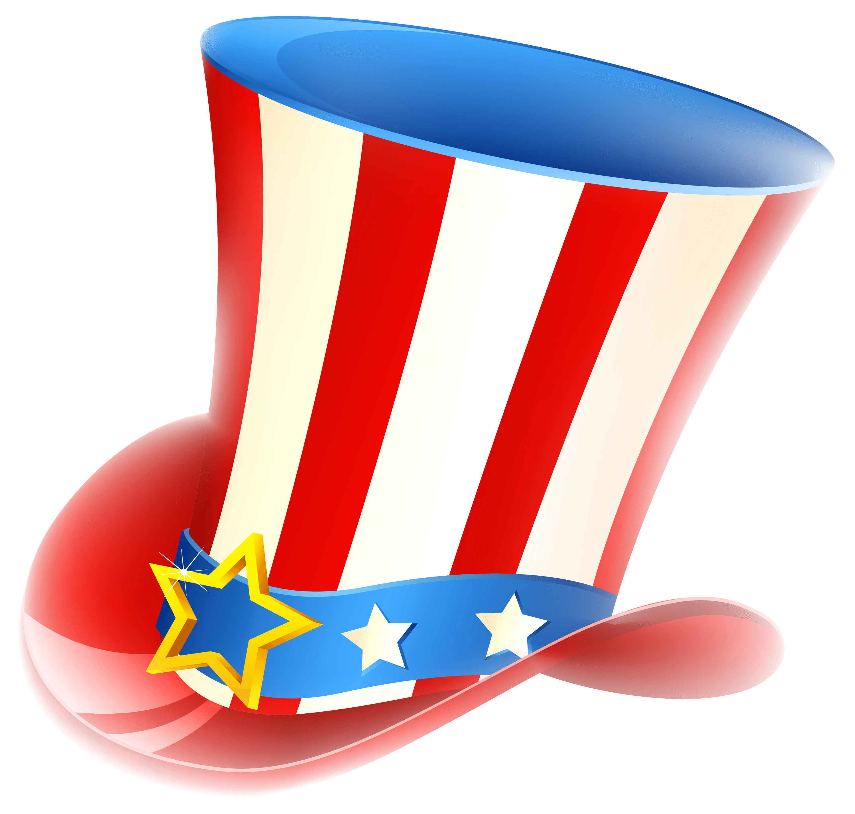 Happy Fourth Of July Uncle Sam Tophat png icons
