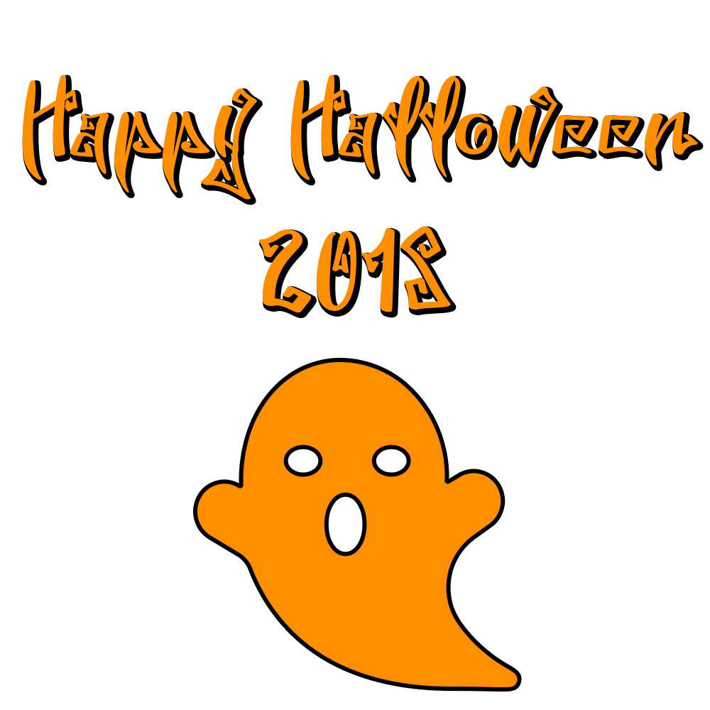 Happy Halloween 2018 Scary Font Ghost icons