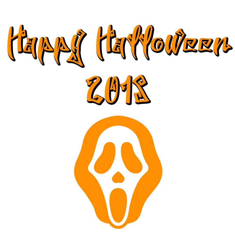 Happy Halloween 2018 Scary Font Mask icons