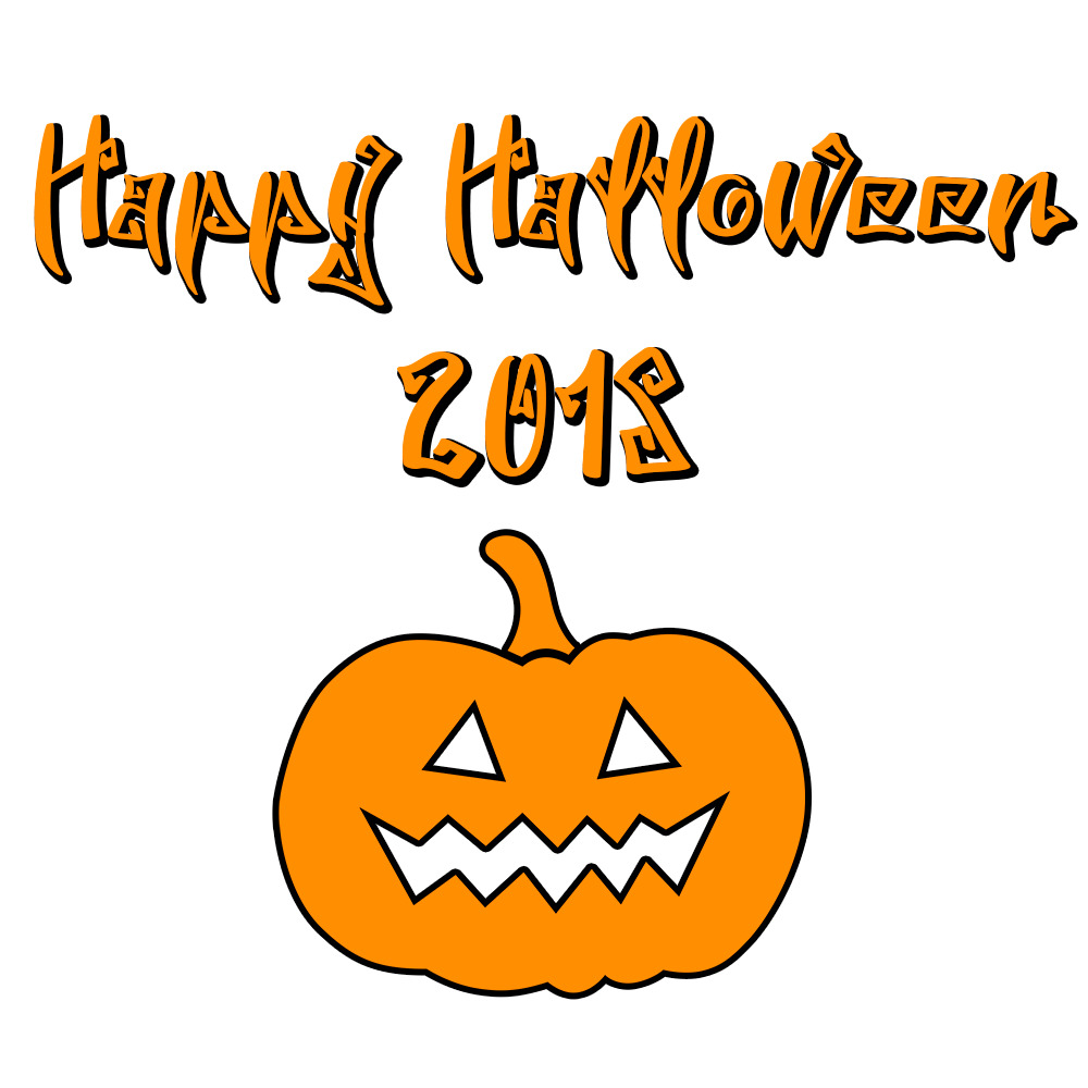 Happy Halloween 2018 Scary Font Pumpkin icons