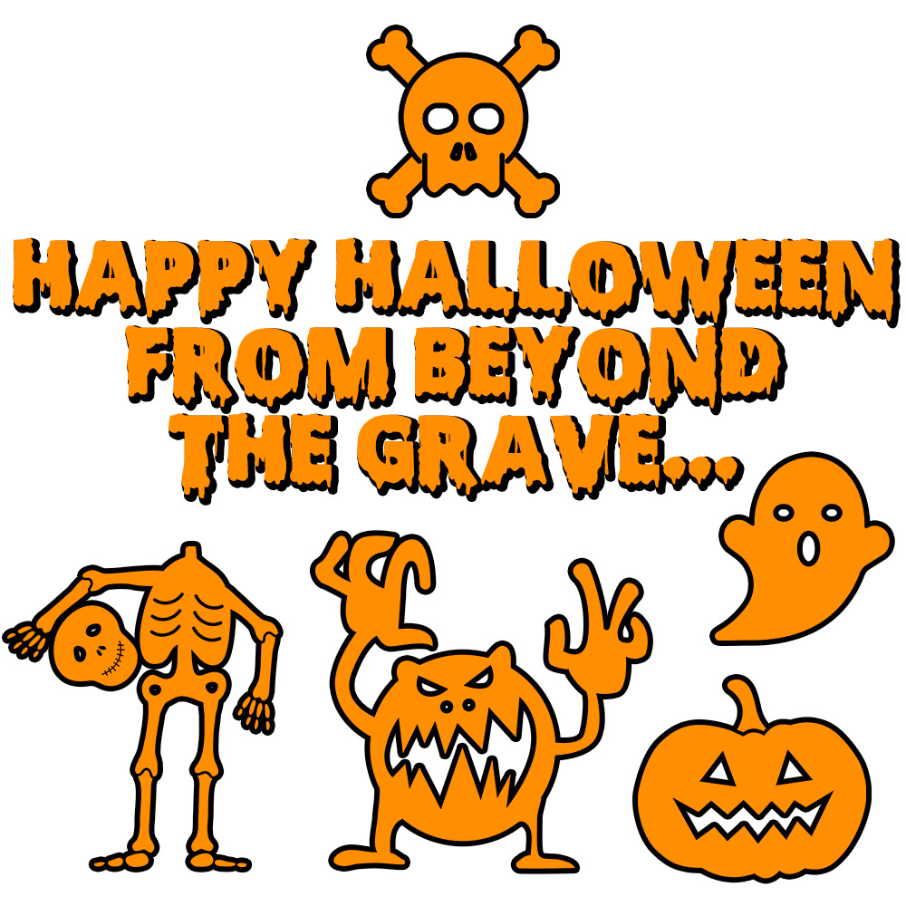 Happy Halloween From Beyond the Grave icons