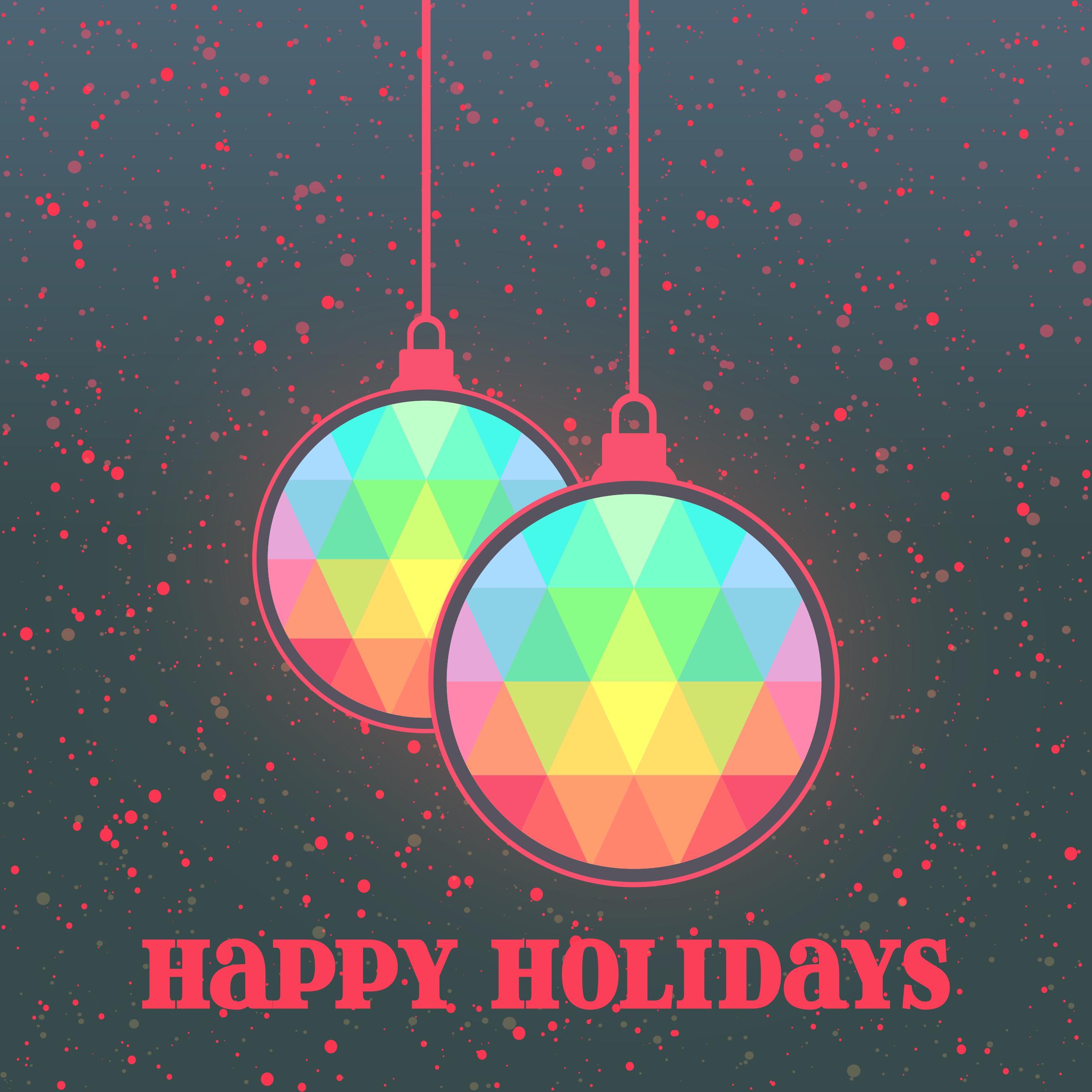 Happy Holidays - Card png