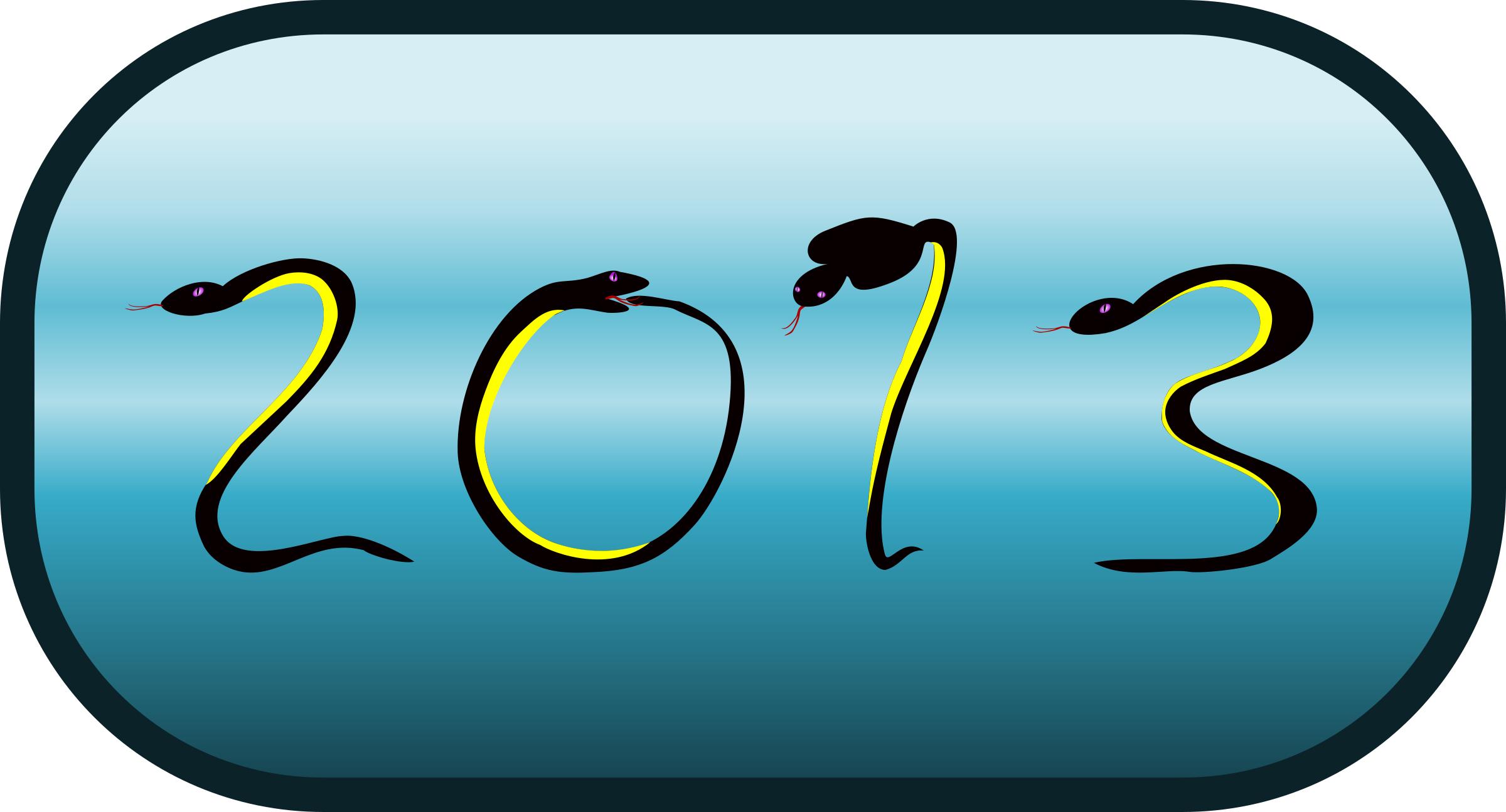 Happy New Year 2013! PNG icons