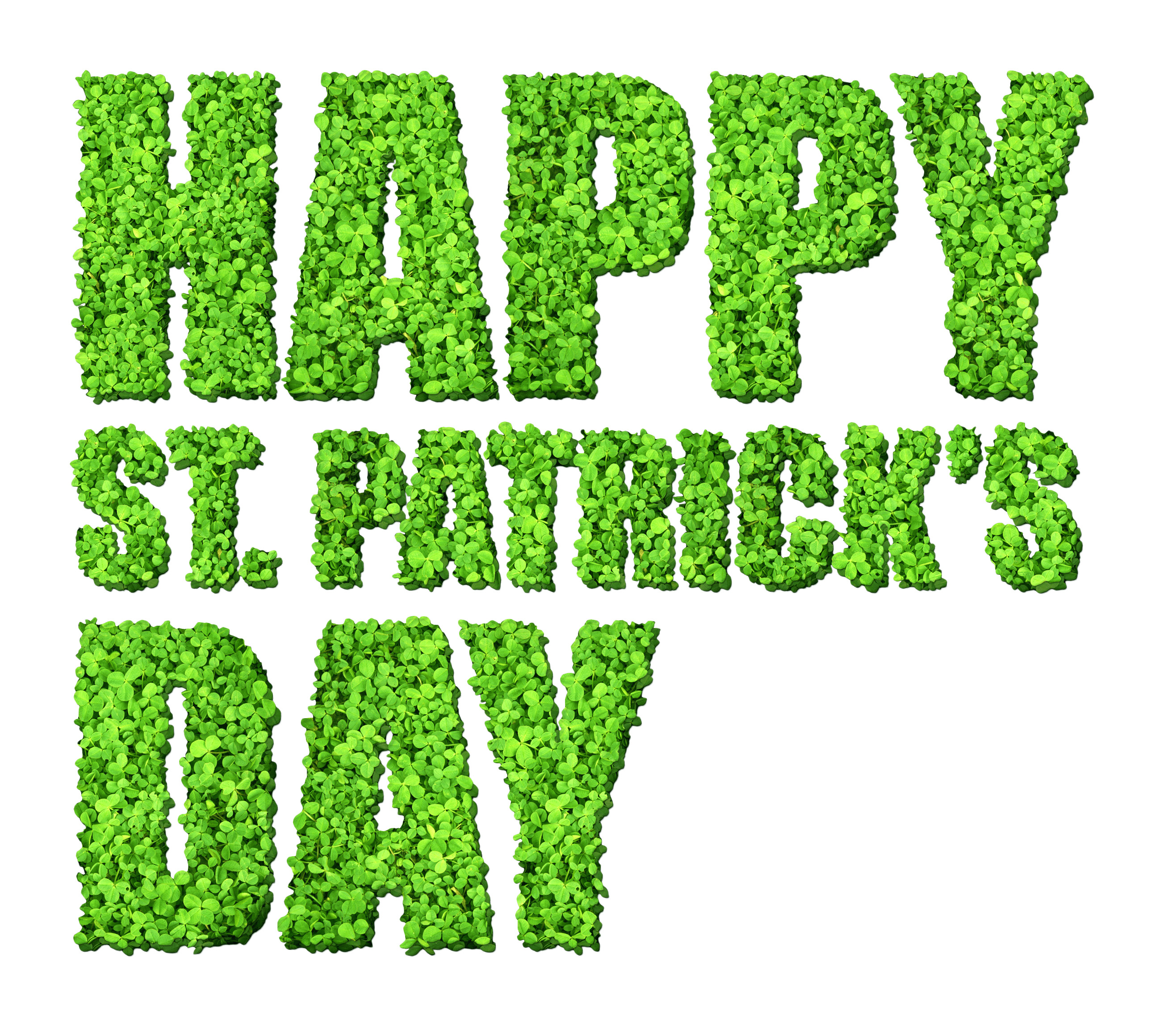 Happy St Patrick's Day Grass Sign PNG icons