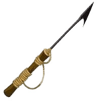Harpoon With Attached Rope png