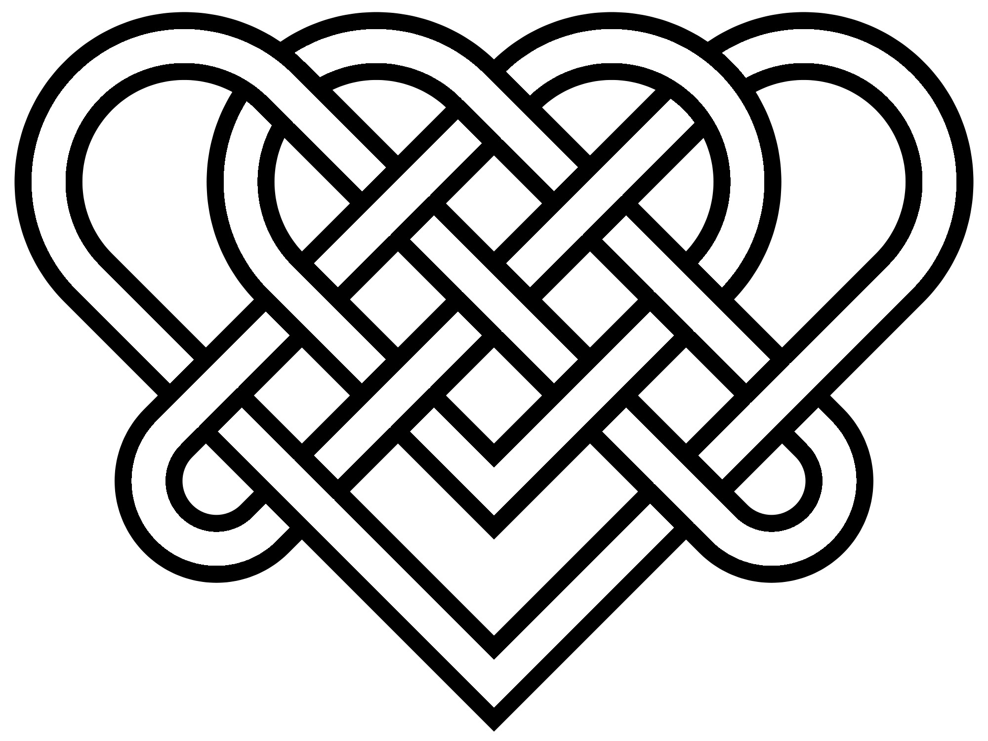 Heart Celtic Knot PNG icons