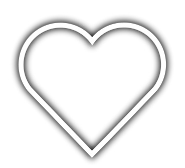 Heart Outline Glowing icons