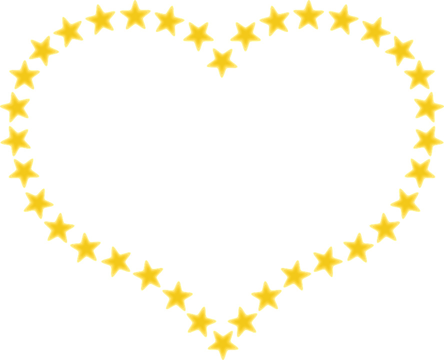 Heart Outline Stars icons