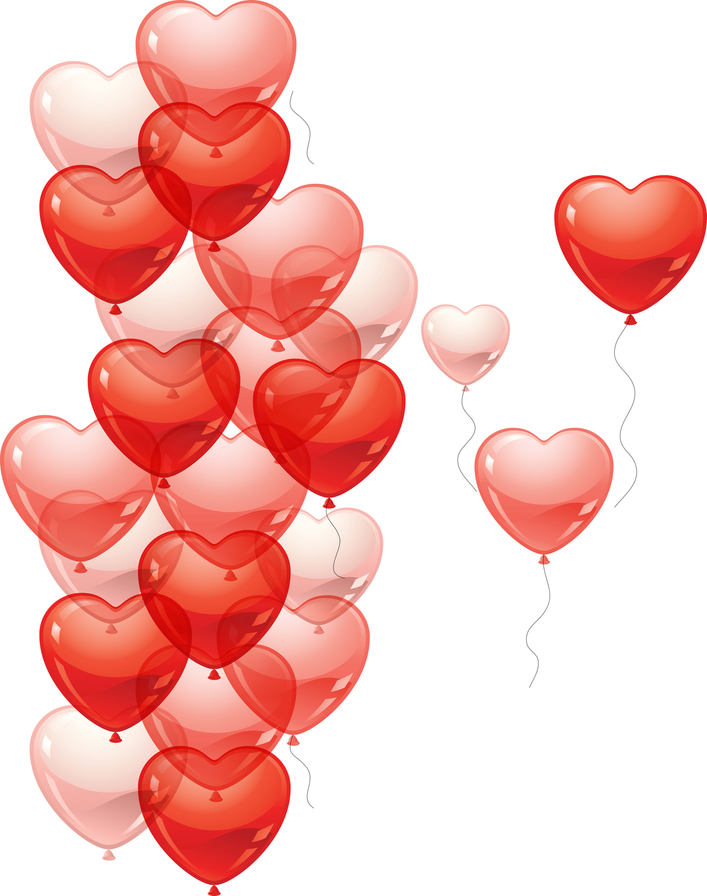Heart Rain Balloon icons