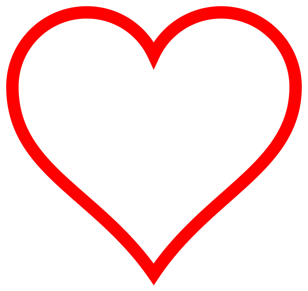 Heart Simple Red png icons