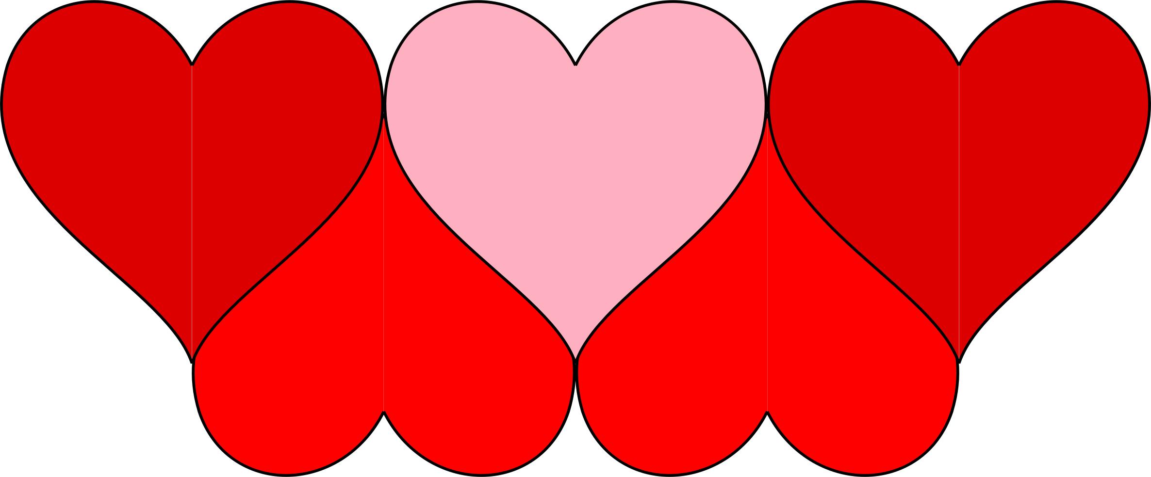 Hearts Doodle png