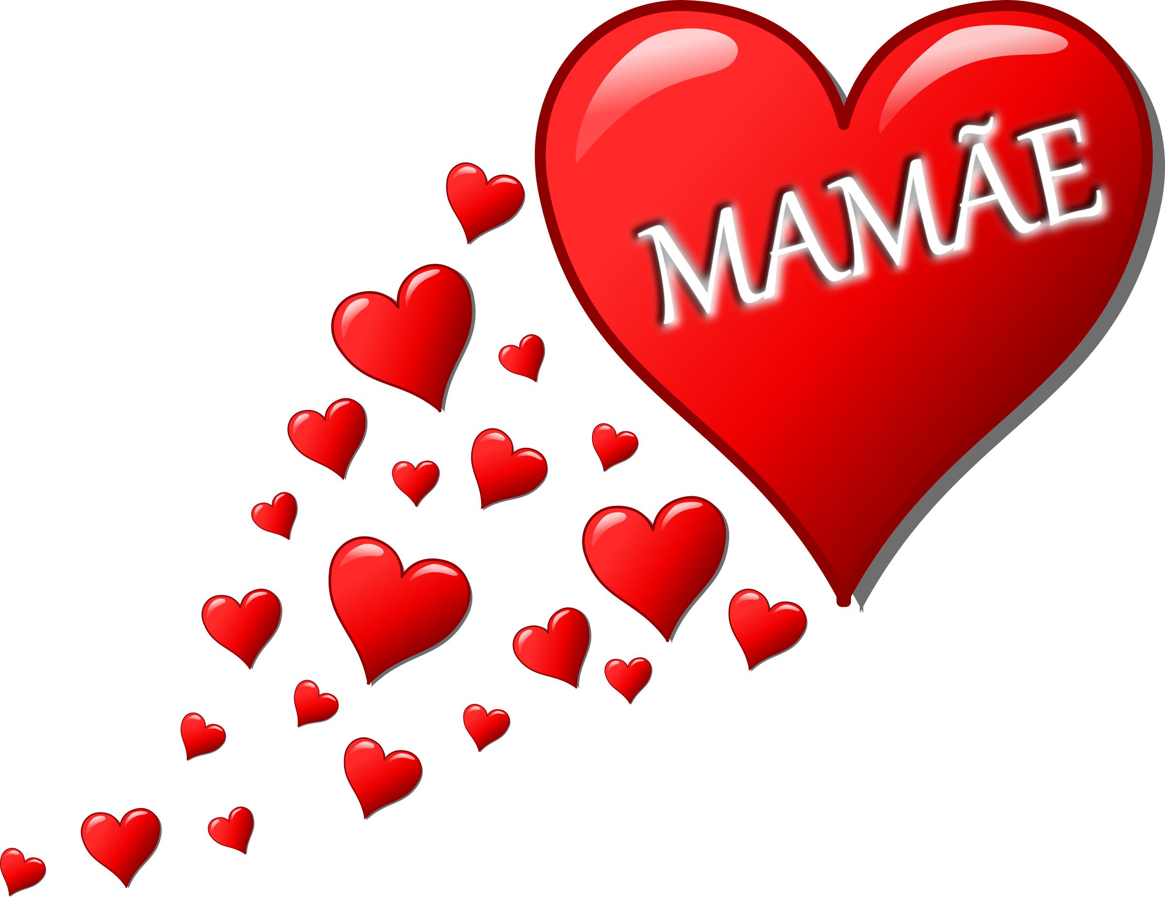 Hearts for Mom png