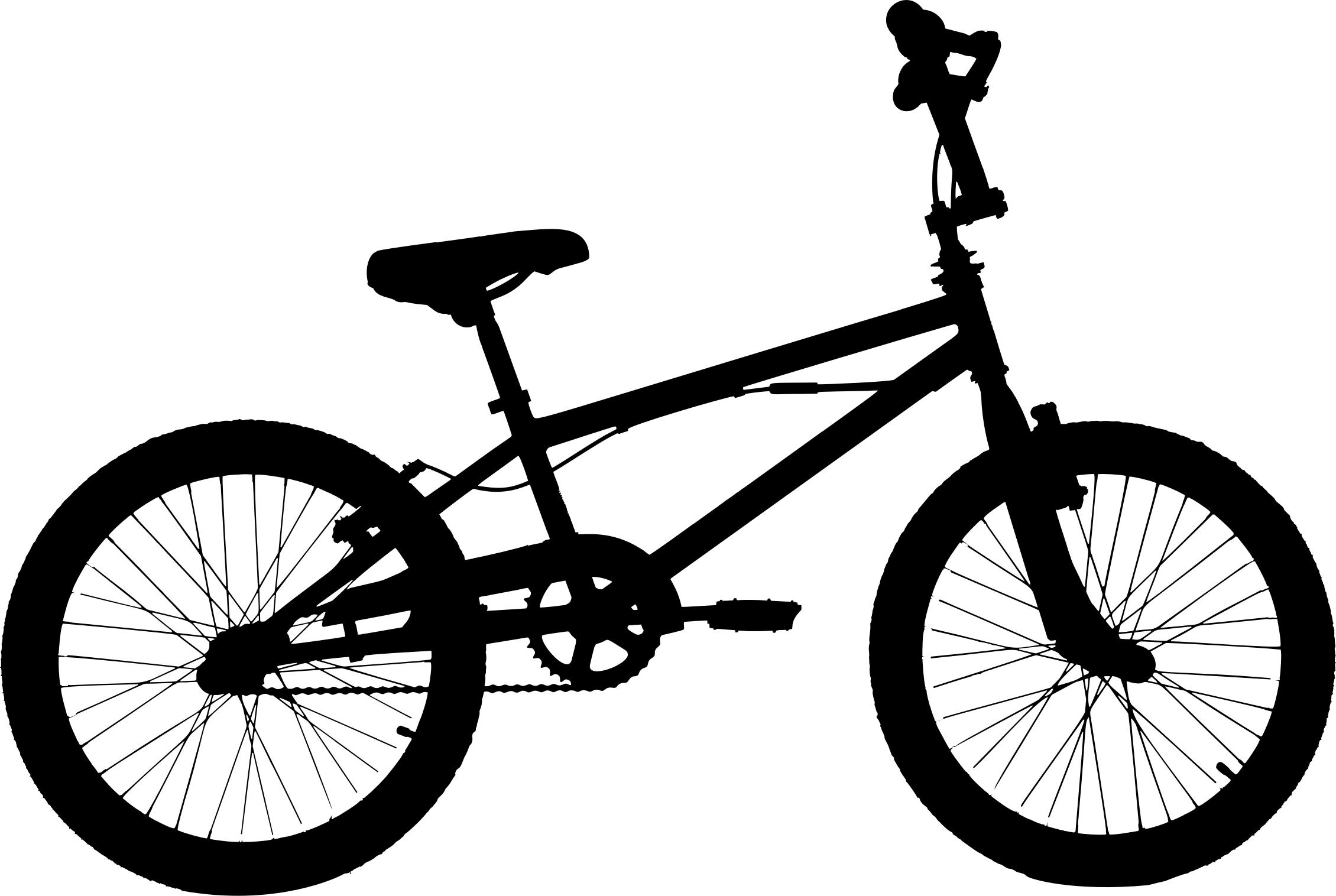 High Fidelity Bicycle Silhouette png
