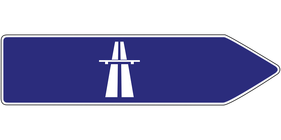 Highway Direction Road Sign icons